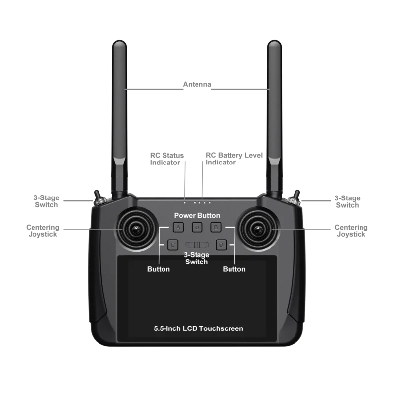 MK15 Mini HD Handheld Ground Station Enterprise Smart Controller