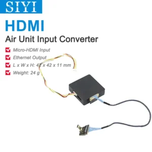 SIYI Air Unit HDMI Input Converter for HM30 MK15 MK15E Air Unit (3) Air Unit HDMI Input to Ethernet Output Converter for UniRC 10 UniRC 7 MK32 HM30 MK15 Air Unit